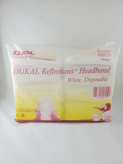 Dukal Disposable Headband, White (DUK-900526)