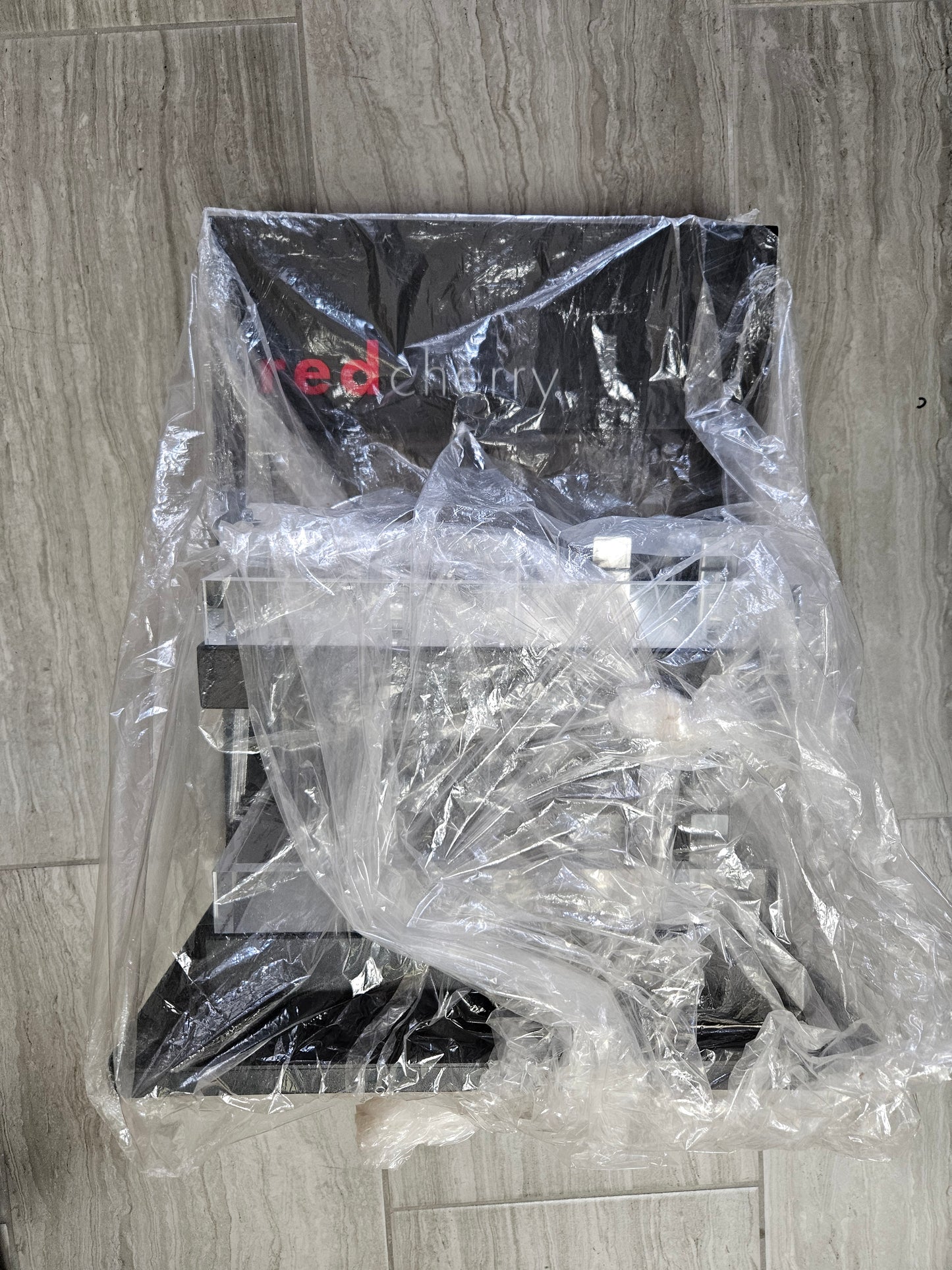 Red Cherry Eyelashes Pedestal Display