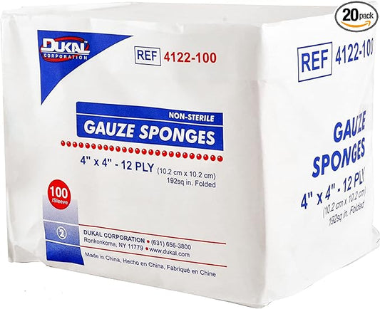 Dukal Non Sterile Gauze Sponges (DUK-4122-100)