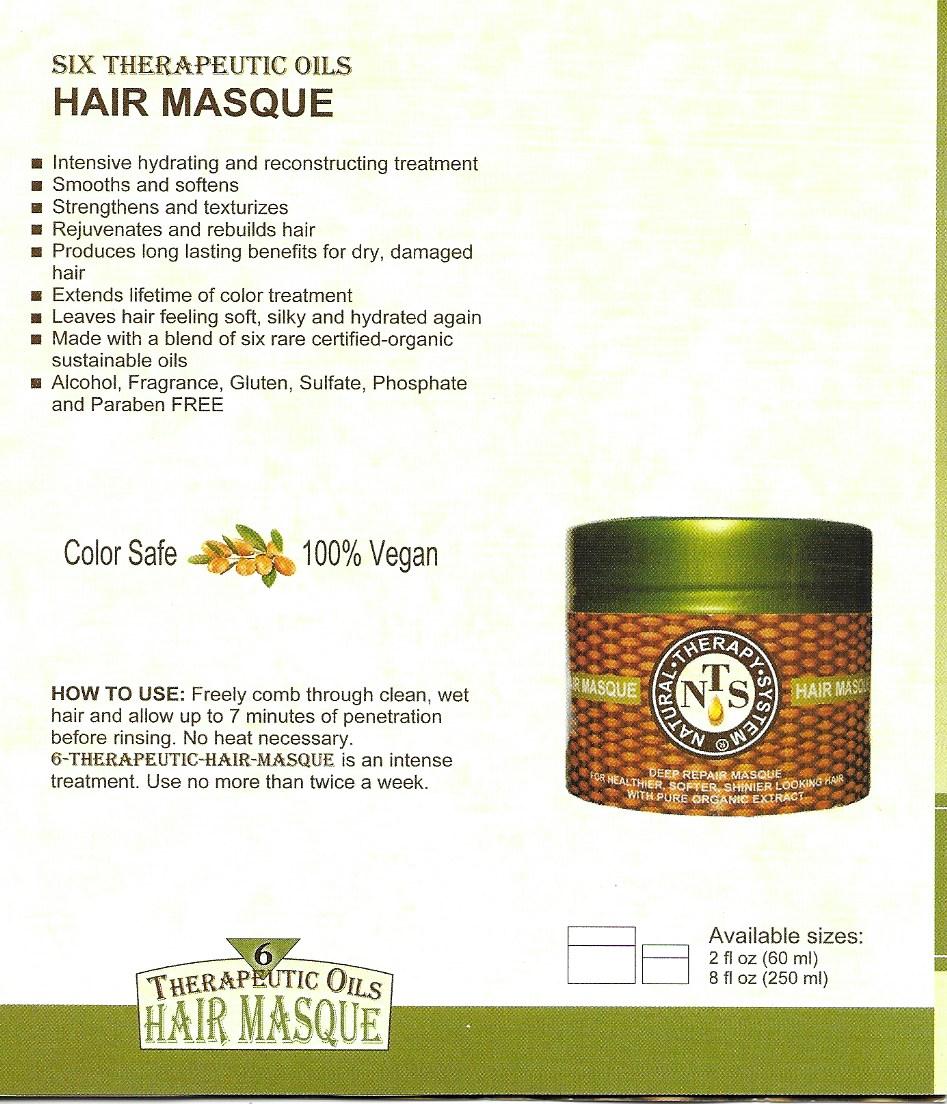 NTS Hair Repair Masque 8 oz (NTS50V8)