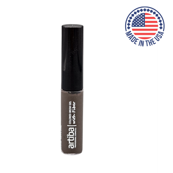 Artiba® Colored Brow Gel with Fiber Black Brown (AR-EyeB BB)