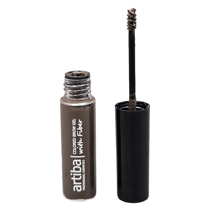 Artiba® Colored Brow Gel with Fiber Black Brown (AR-EyeB BB)