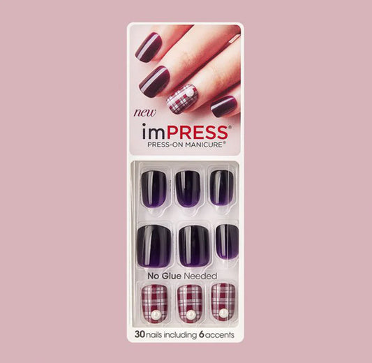 imPRESS by KISS nails Bright as a Feather (KISS-BIPD280)