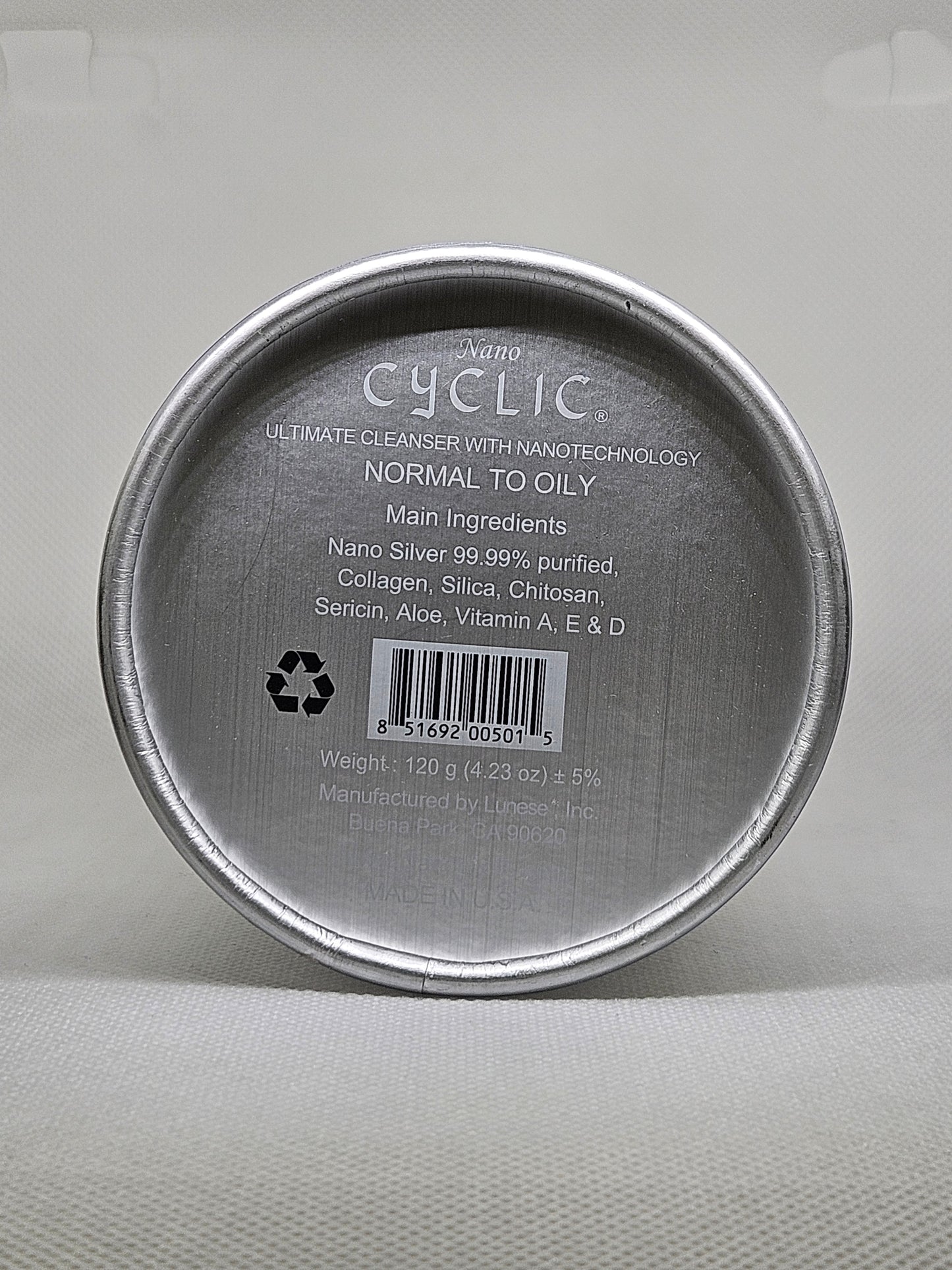 Nano Cyclic Cleansing Bar/Soap 120g SILVER (CY-120S)