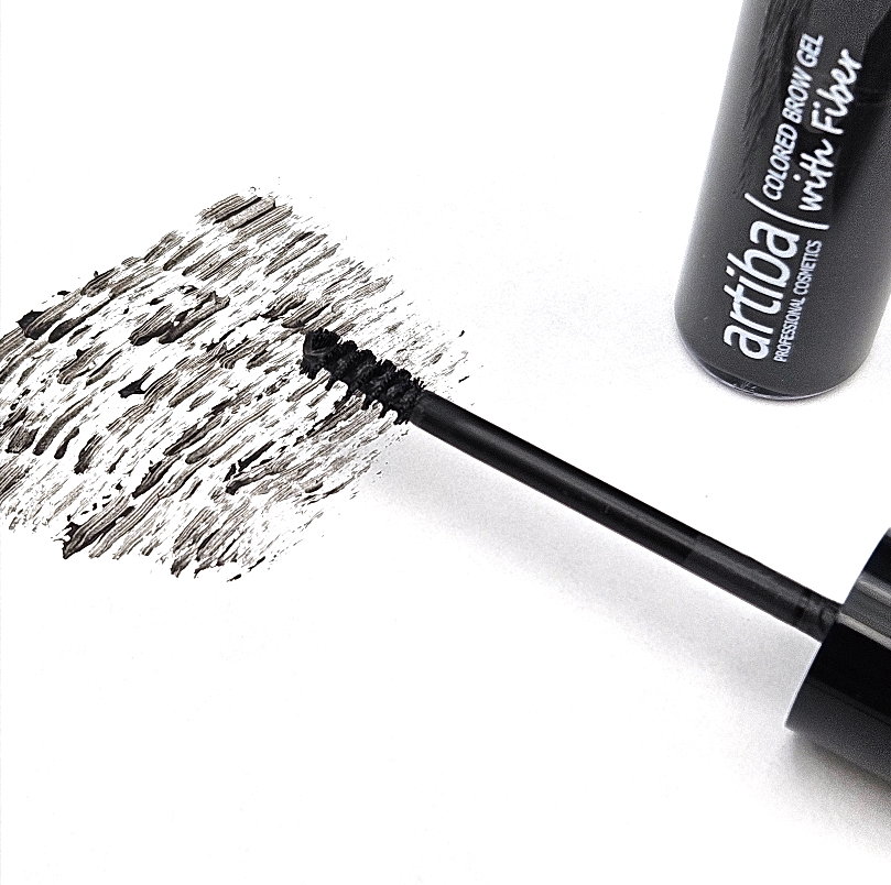 Artiba® Colored Brow Gel with Fiber Soft Black (AR-EyeB SB)
