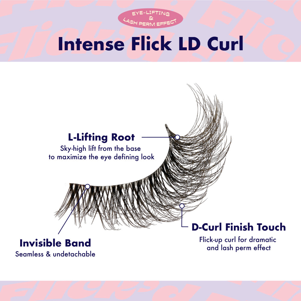 i · Envy by KISS 3D Flick’d Lashes 01 (KISS-IFK01)