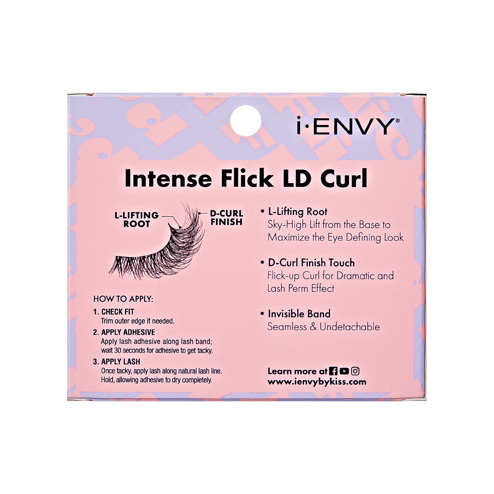 i · Envy by KISS 3D Flick’d Lashes 01 (KISS-IFK01)