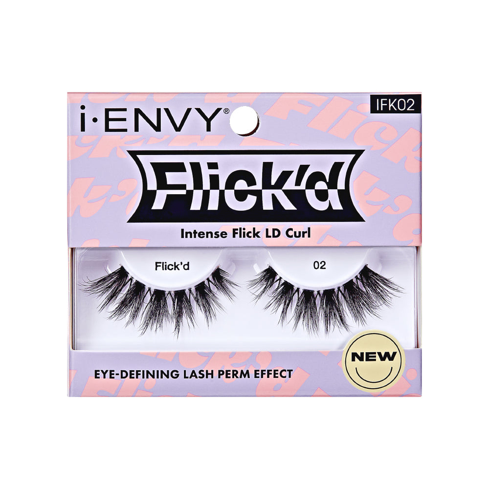 i · Envy by KISS 3D Flick’d Lashes 02 (KISS-IFK02)