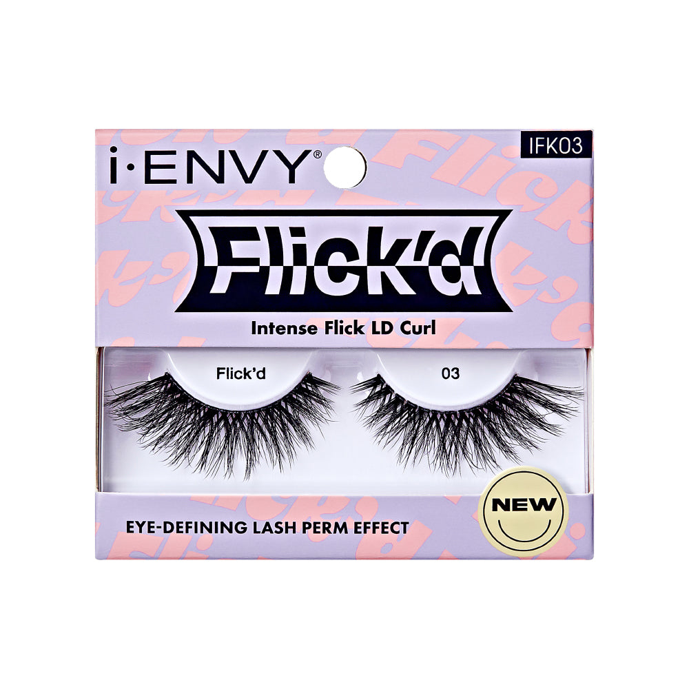 i · Envy by KISS 3D Flick’d Lashes 03 (KISS-IFK03)