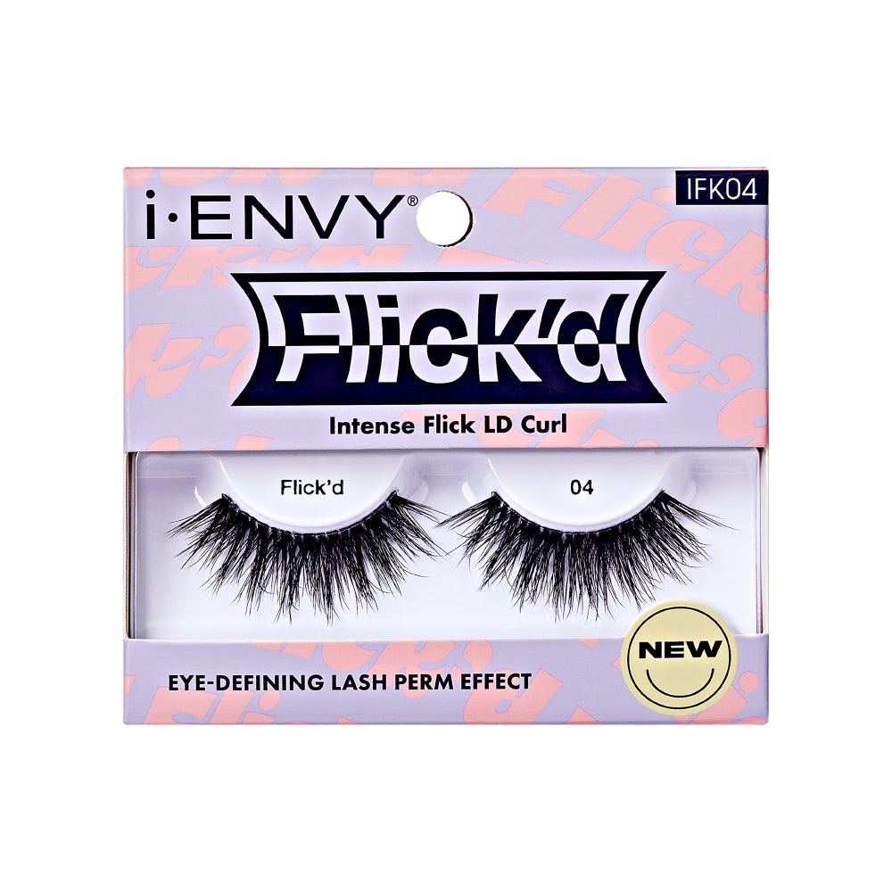 i · Envy by KISS 3D Flick’d Lashes 04 (KISS-IFK04)