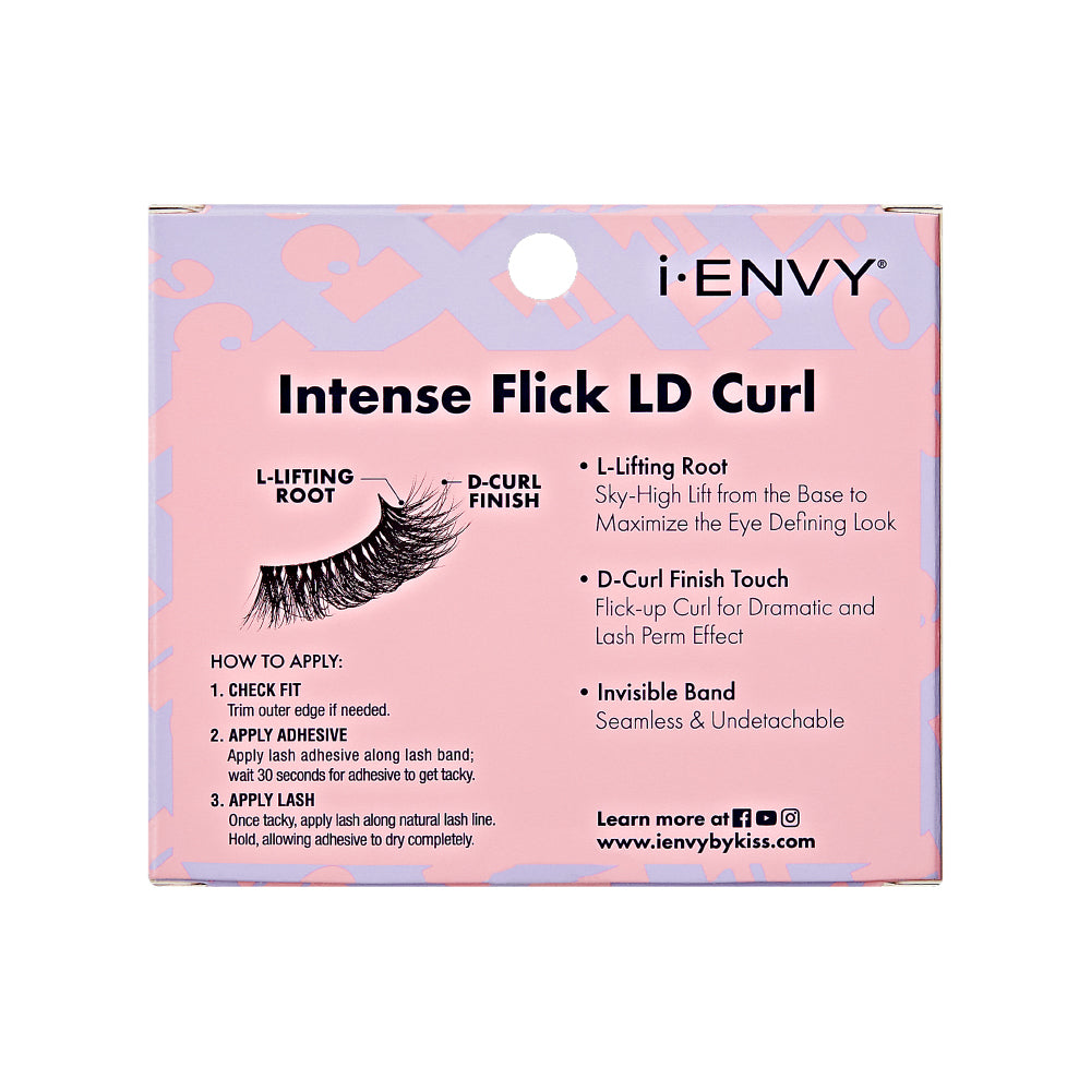 i · Envy by KISS 3D Flick’d Lashes 04 (KISS-IFK04)