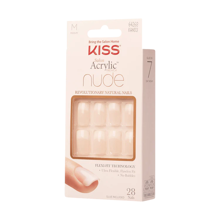KISS nails Salon Acrylic Nude Nails - Cashmere (KISS-KAN03)