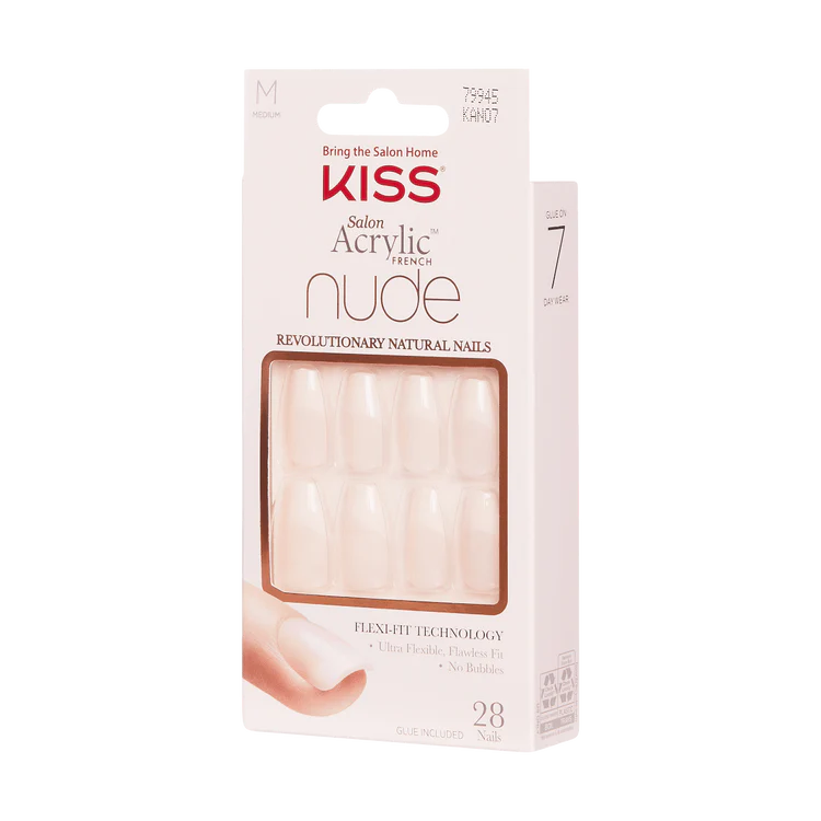 KISS nails Salon Acrylic Nude Nails - Leilani (KISS-KAN07)