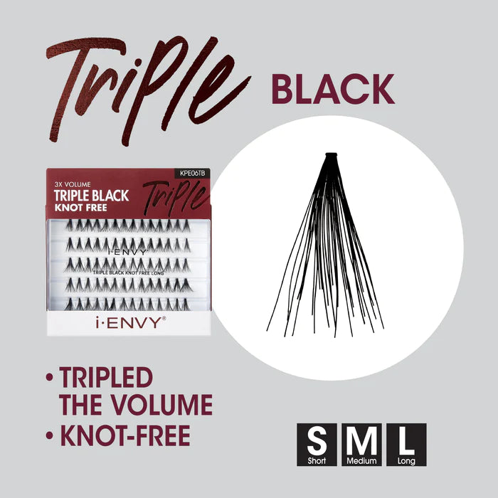 i · Envy by KISS lashes Triple Black (KISS-KPE06TB)