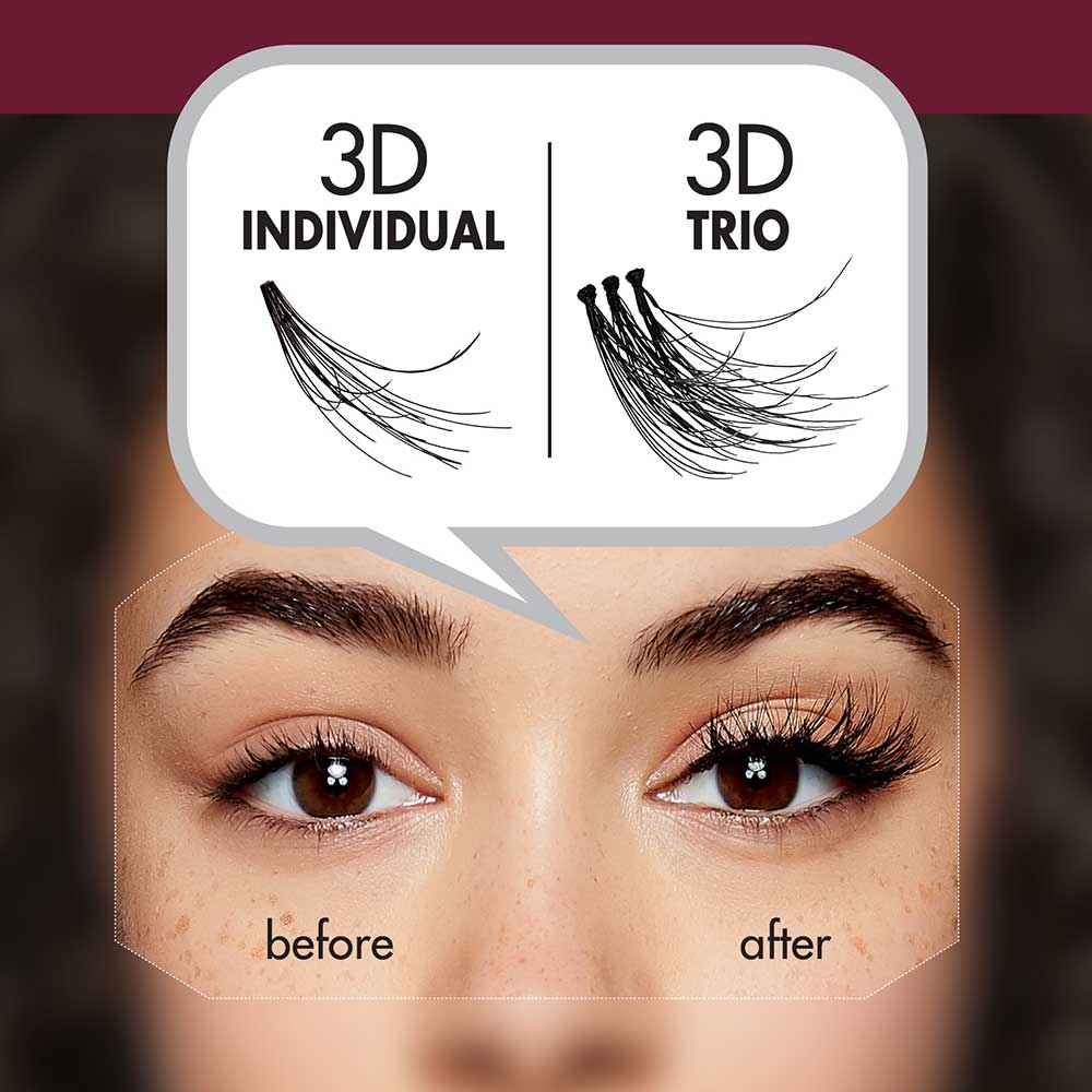 i · Envy by KISS 3D Trio Lash Classic (KISS-KPEC03DD)