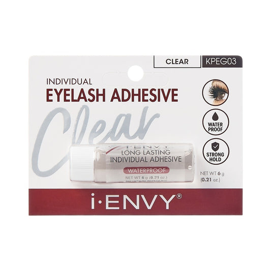 i · Envy by KISS Premium Individual Lash Glue Clear (KISS-KPEG03)