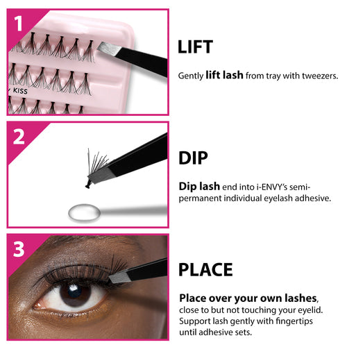 i · Envy by KISS Premium Individual Lash Glue Clear (KISS-KPEG03)