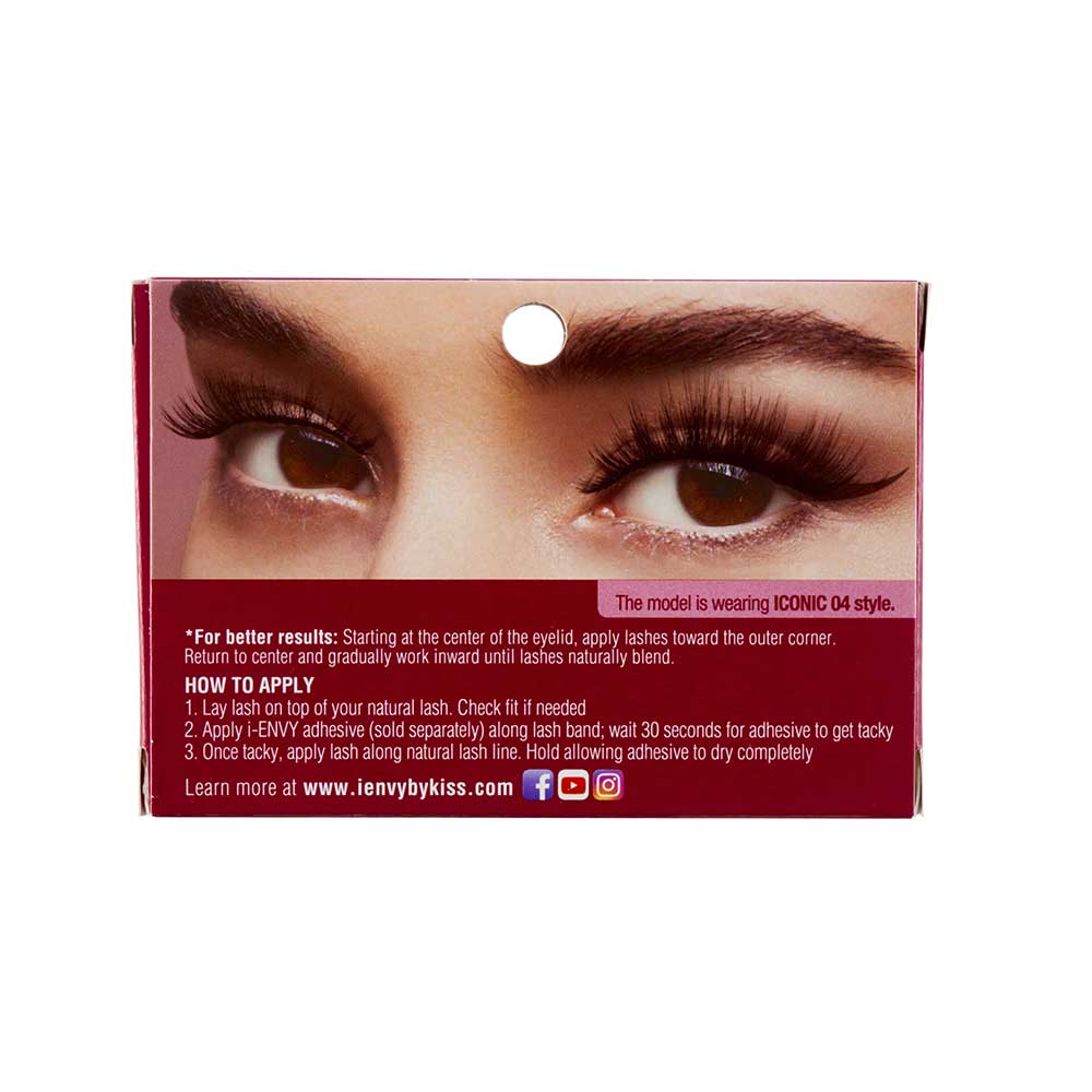 i · Envy by KISS lashes 3D Chic 04 (KISS-KPEI04)