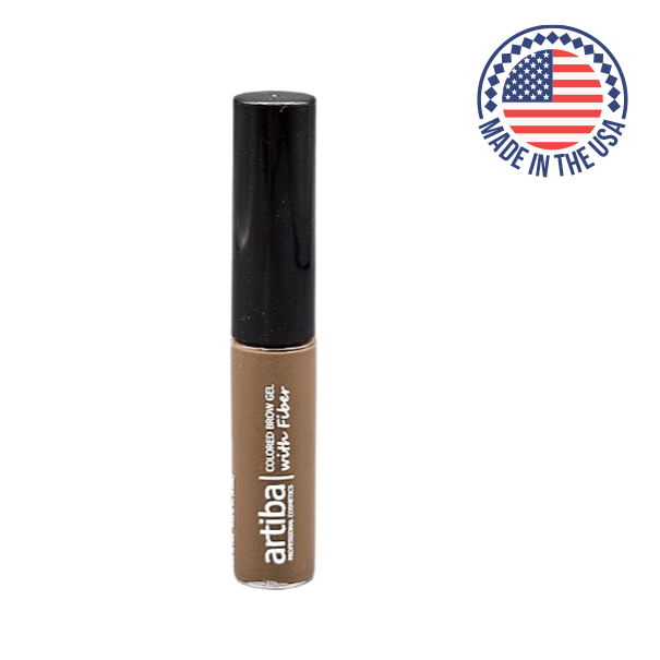 Artiba® Colored Brow Gel with Fiber Medium Brown (AR-EyeB MB)