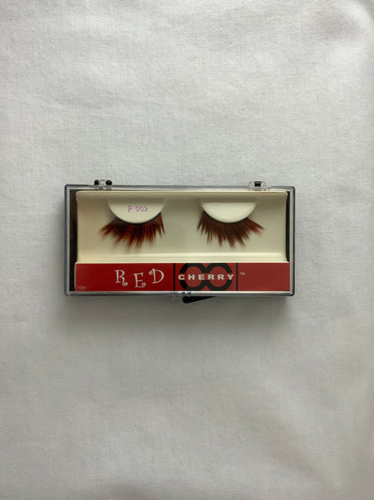 Red Cherry Lashes FOX FAUX FUR RED (RED-F002)