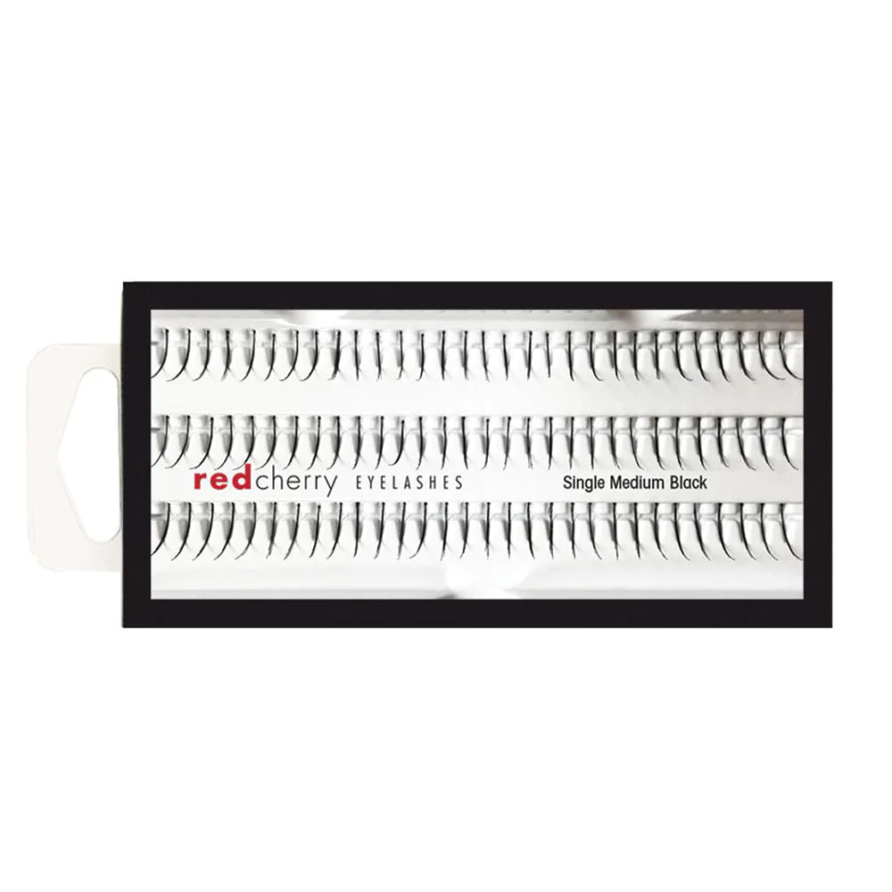 Red Cherry Lashes Single - Medium (RED-SLM)