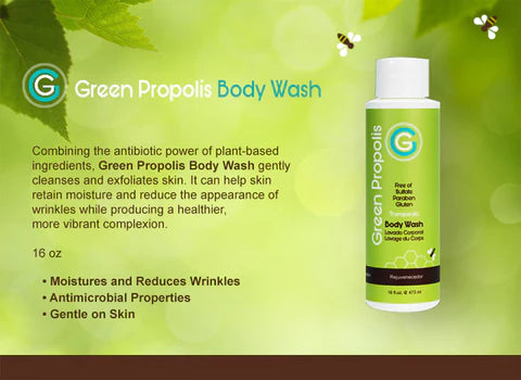 Green Propolis Body Wash 16oz (SMH-GPW)