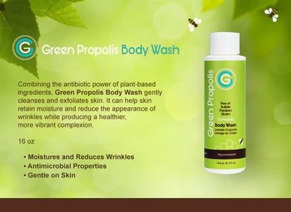 Green Propolis Body Wash 16oz (SMH-GPW)