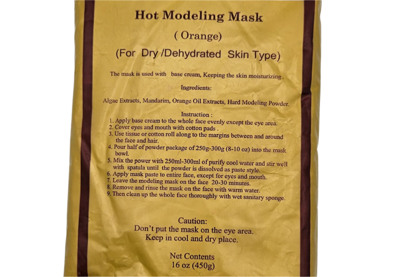 Virginia Hot Modeling Mask (Orange) HM-HOT