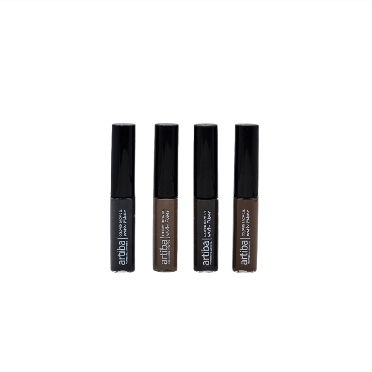 Artiba® Colored Brow Gel with Fiber Soft Black (AR-EyeB SB)