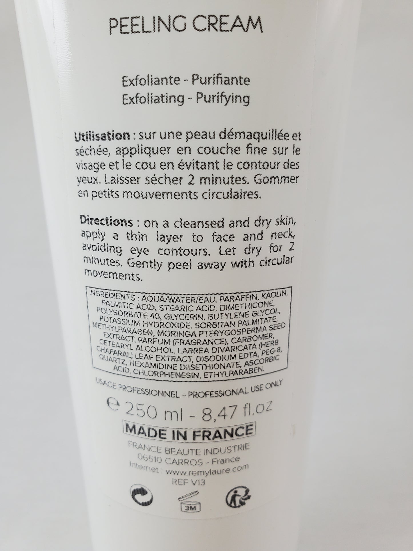 Remy Laure Exfoliating Cream / Peeling Cream (V13) - Professional Size