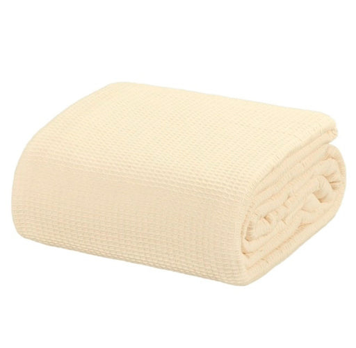 Boca Terry Blanket - Ecru (WBT6695c-E)