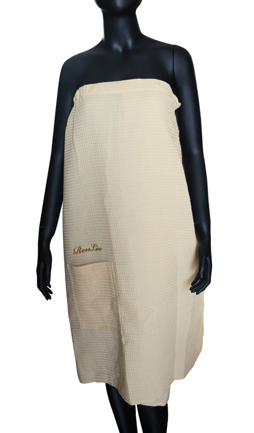 Boca Terry Spa Wrap - Ecru (WR2132c-E)