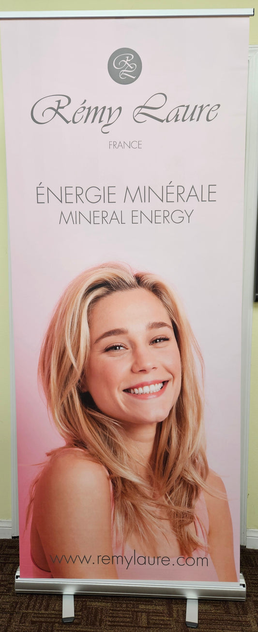 Remy Laure Roll-Up Banner Stand - Pink (PO-02)