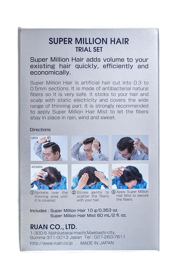 Super Million Hair #6 Light Blond Trial Set (SMH-TS-06)