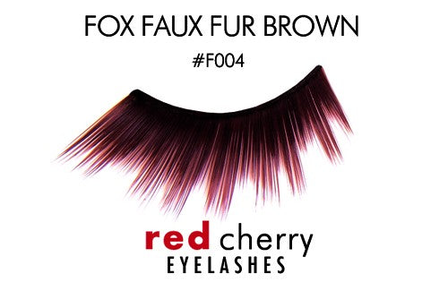 Red Cherry Lashes FOX FAUX FUR BROWN (RED-F004)