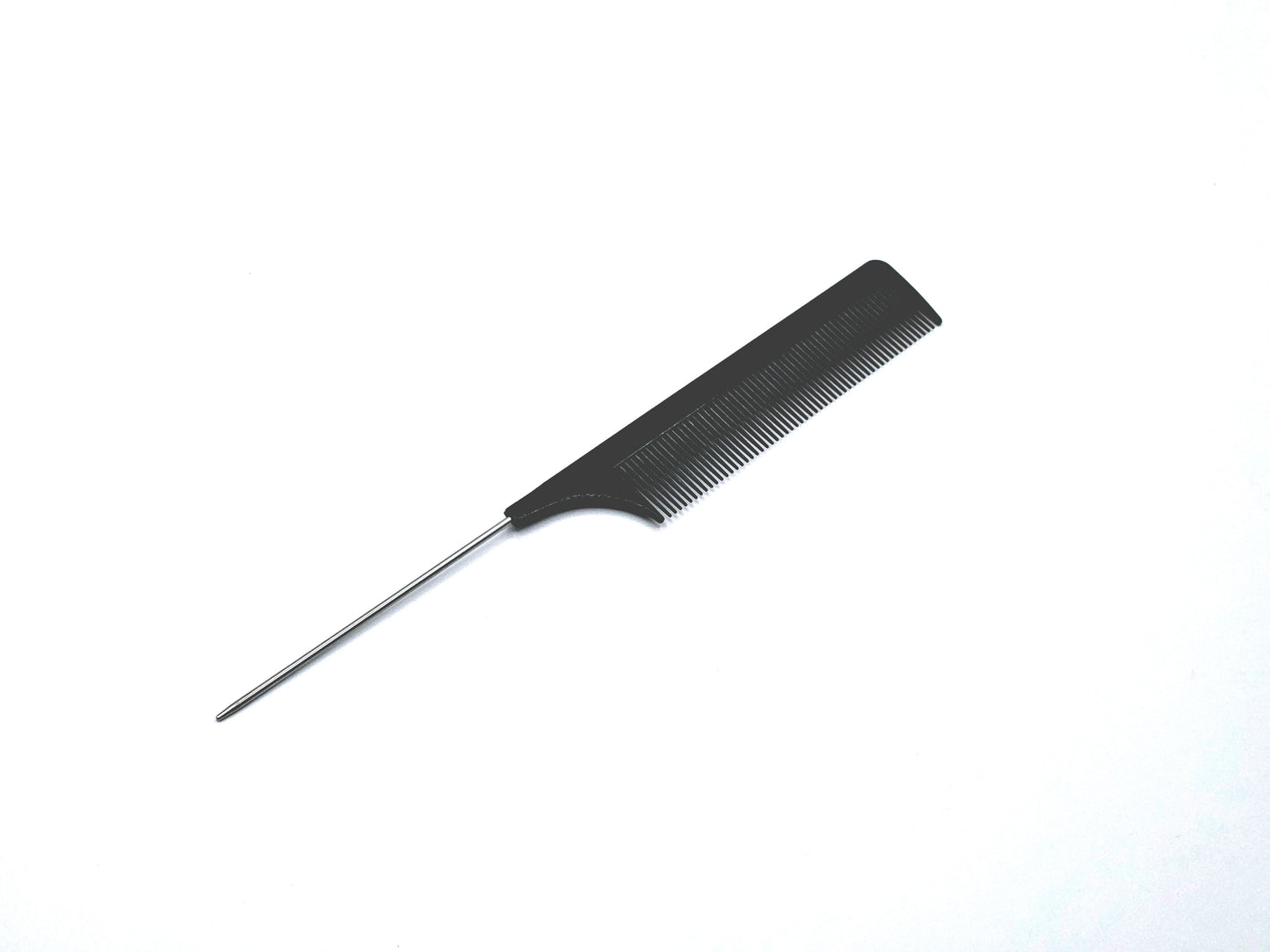 8"L Professional Rat Tail Comb with Metal Pin for Hair Styling and Sectioning