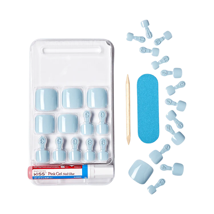 KISS nails Gel Fantasy toenails -Pair of Shoes (KISS-FCT03)