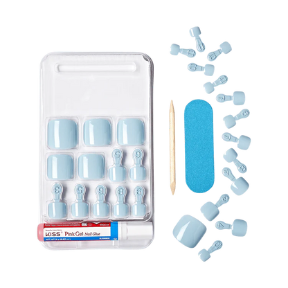 KISS nails Gel Fantasy toenails -Pair of Shoes (KISS-FCT03)