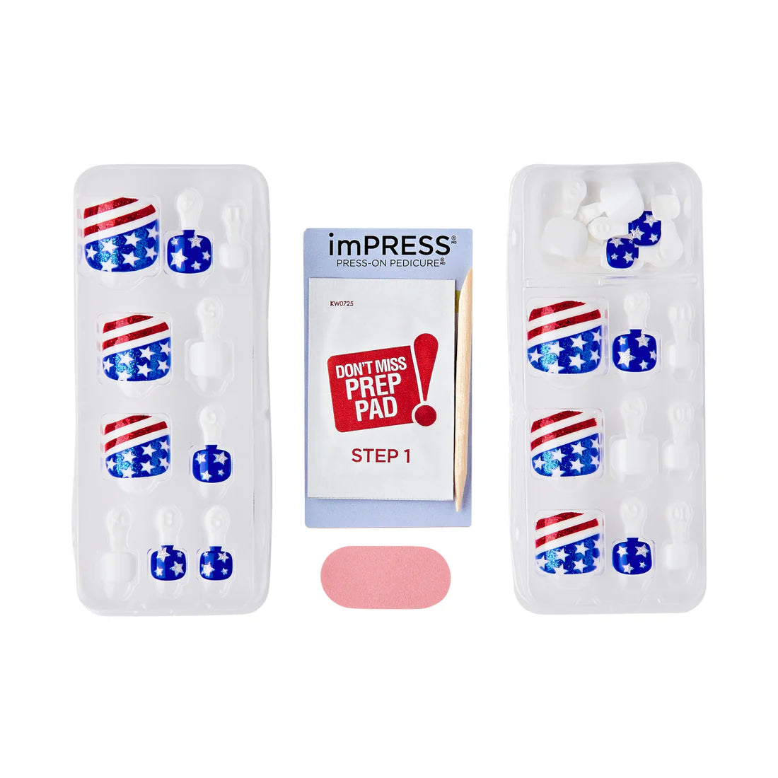 imPRESS by KISS toenails Need a Vacation (KISS-IMT38X)