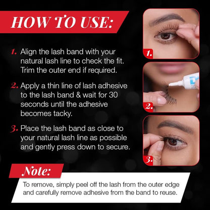 Ardell Lashes Wispies, Demi Wispies - Pack of 6 pairs(AD-65708)