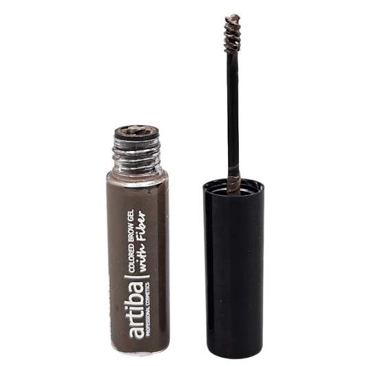 Artiba® Colored Brow Gel with Fiber Black Brown (AR-EyeB BB)