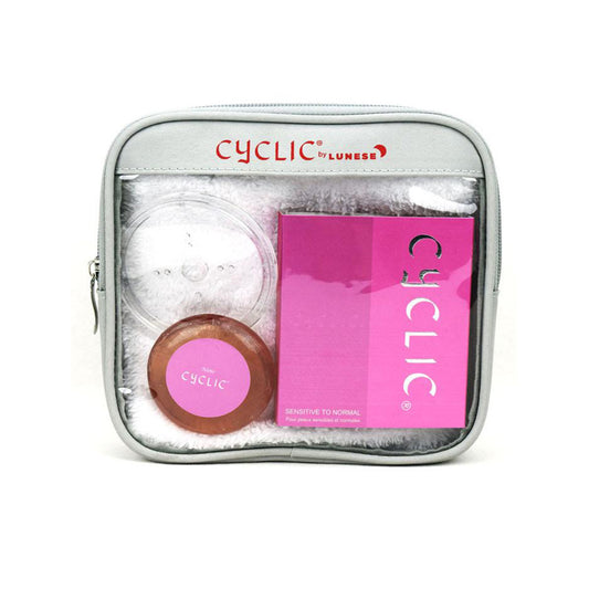 Nano Cyclic Cleansing Soap and Towel Travel Package - Pink (CY-SP01)