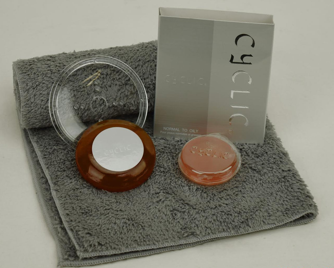 Nano Cyclic Cleansing Soap and Towel Package Silver (CY-SP02)