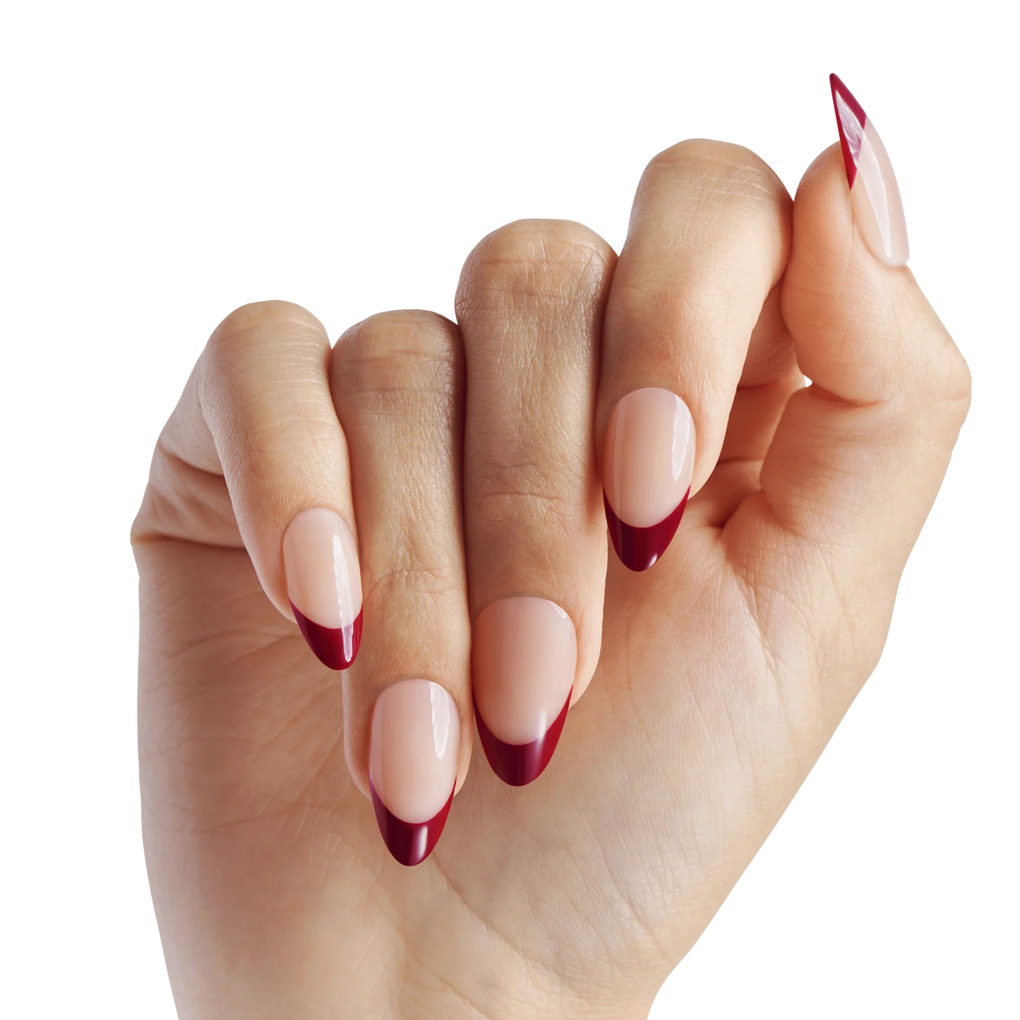 KISS Nails Salon Acrylic French Catchy (KISS-SFO09)