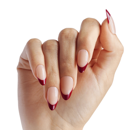 KISS Nails Salon Acrylic French Catchy (KISS-SFO09)