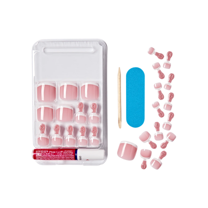 KISS nails Gel Fantasy toenails - Chase It (KISS-FT07X)