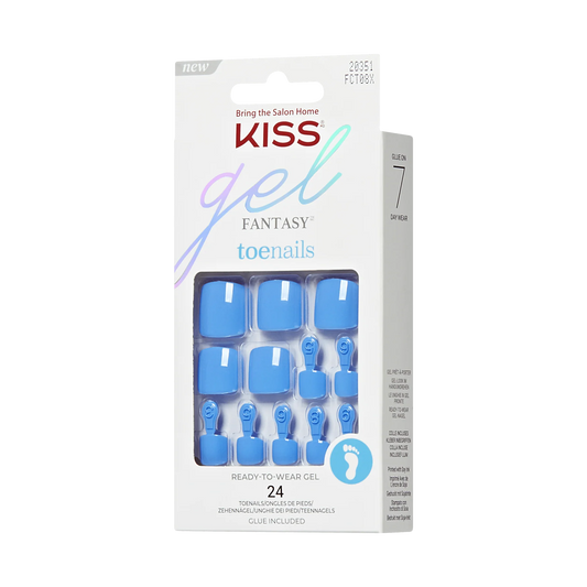 KISS nails Gel Fantasy toenails -Electric Feel (KISS-FCT08X)