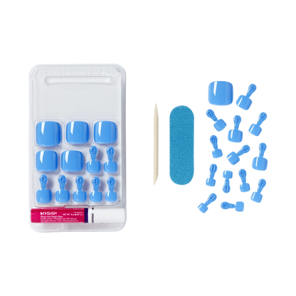 KISS nails Gel Fantasy toenails -Electric Feel (KISS-FCT08X)