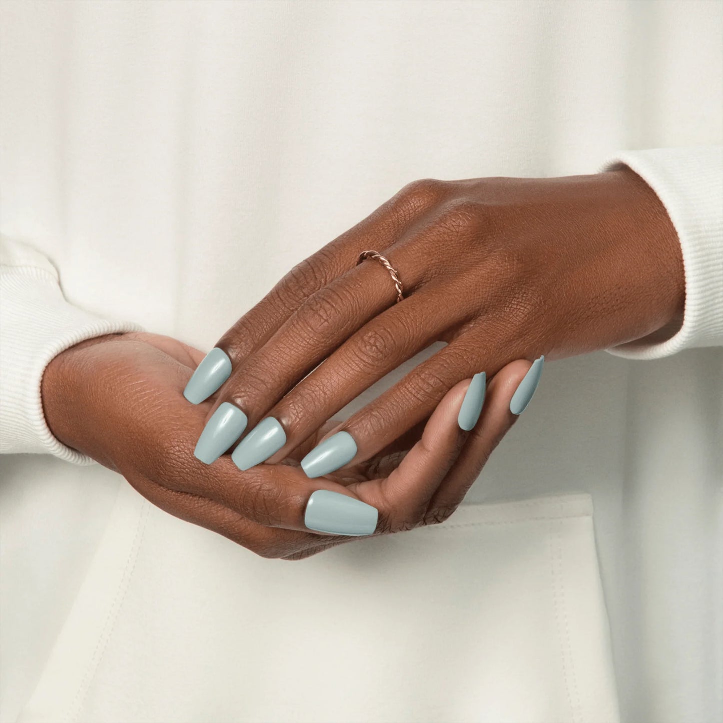 imPRESS by KISS nails Going Green Coffin (KISS-IMC508)