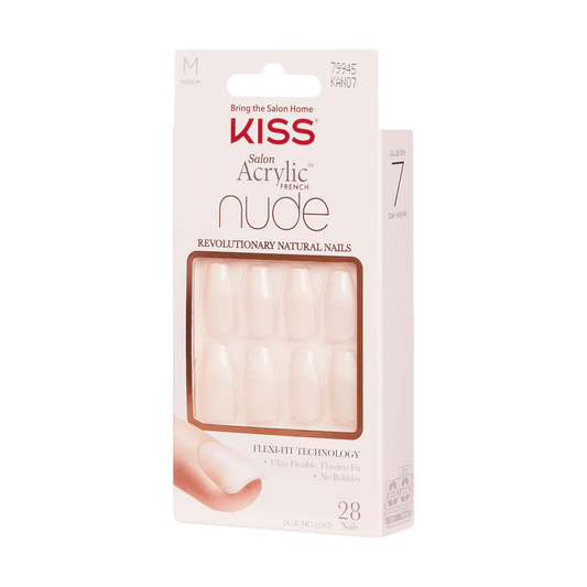 KISS nails Salon Acrylic Nude Nails - Leilani (KISS-KAN07)